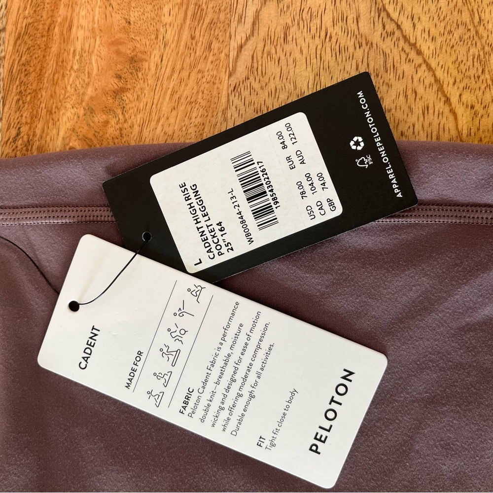 NWT Peloton Cadent High Rise Pocket Legging 25”